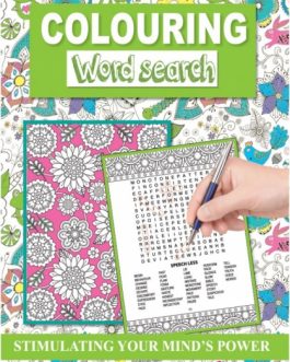 A4 Colouring Word Search Book