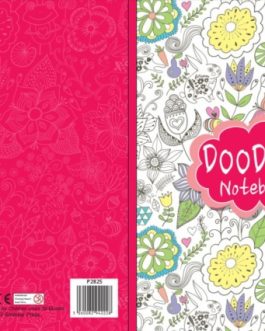 A5 Lined Doodle Notebook 2 Asst