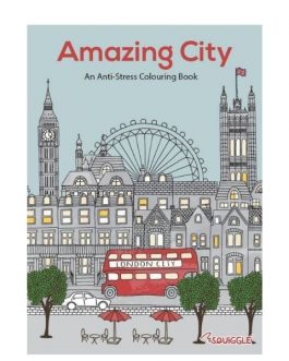 Nature Scenery & Amazing City Anti-Stress Colouring Books