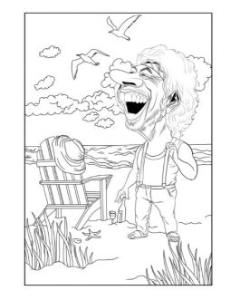 Comical Characters to Colour, Advanced Colouring Book