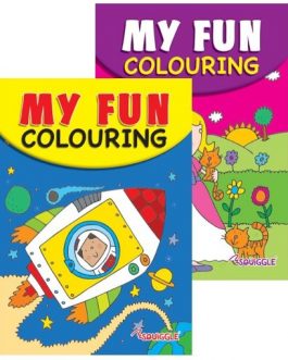 A5 Princess & Space Colouring Books