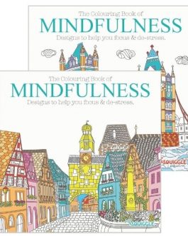 Mindfulness Colouring Book 1&2 21x21cm