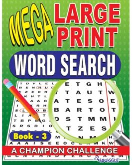 Mega Large Print Word Search Book 3 & 4