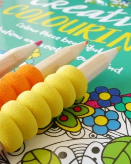 Soft Grip Colouring Pencils, 6 pk