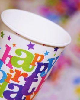 Happy Birthday Cups, 7pk