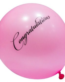 Congratulations Balloons, 12pk