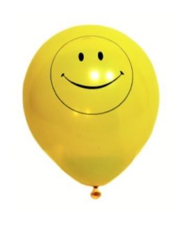 Smiley Balloons, 12pk