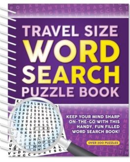 Travel Size Word Search, Spiral Bound