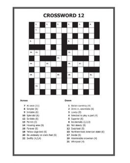 Mega Large Print Modern Crossword Book 2