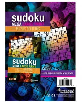 Mega Large Print Modern Sudoku Book 1 – Easy & Medium