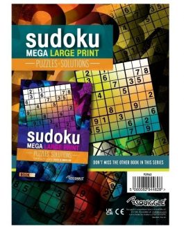 Mega Large Print Modern Sudoku Book 2 – Tricky & Hard