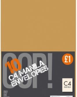 10 C4 Manila Envelopes