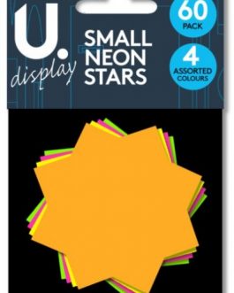 Neon Stars, Small 60pk