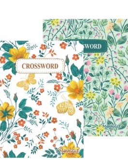 Floral Crossword, 7″ x 5″ Size