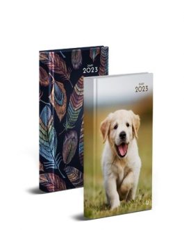 2023 Slim Patterned Diary Asst 3