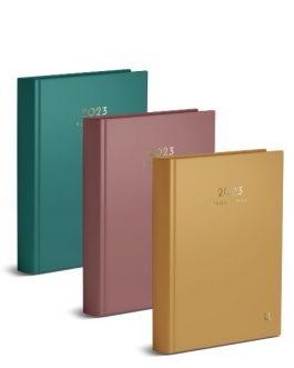 2023 A5 Page a Day Colour Block Diary (Half Page Weekends)