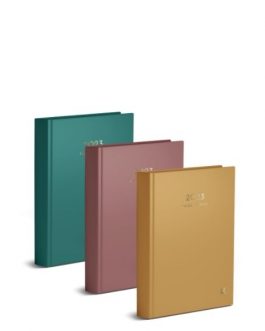 2023 A6 Page a Day Colour Block Diary (Half Page Weekends)