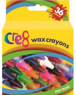 Wax Crayons, 36 Colours