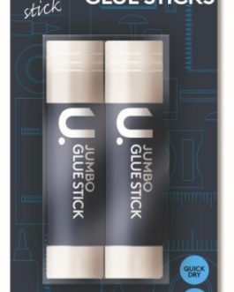 Jumbo Glue Sticks, 2pk