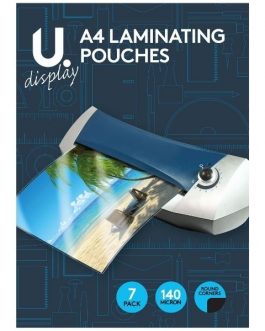 A4 Laminating Pouches, 7pk