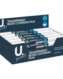 Transparent Book Covering Film, 40cm x 1m