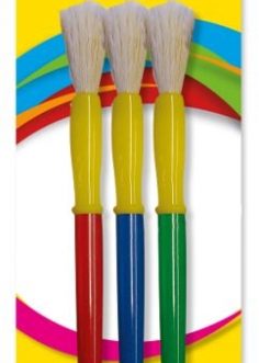 Chunky Paint Brushes, 3pk