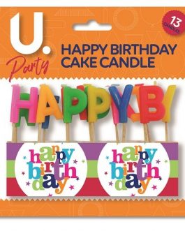 Happy Birthday Cake Candle