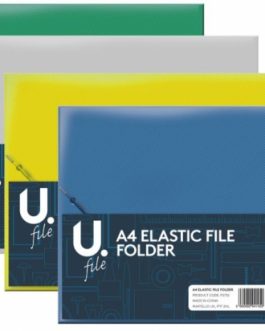 A4 Elastic File Folder