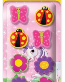 Girls Eraser Set, 8pk