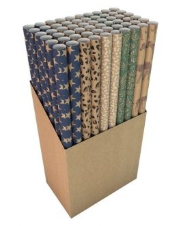 Eco Kraft Giftwrap,2m x 70cm