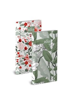 2023 Slim Patterned Diary Asst 1