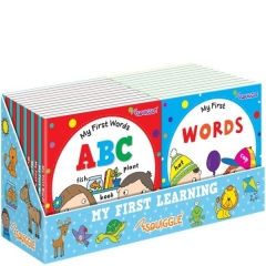 Early Learners Board Books, 4 Asstd, 15x15cm